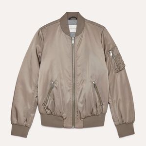 Aritzia Army Green Bomber Jacket